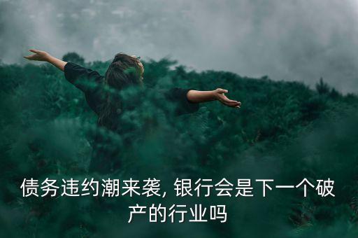 債務(wù)違約潮來(lái)襲, 銀行會(huì)是下一個(gè)破產(chǎn)的行業(yè)嗎